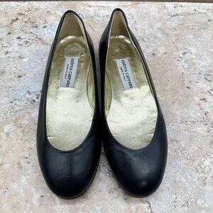 Andrea Carrano Flat Shoes Womens Size 6 Black Leather Ballet